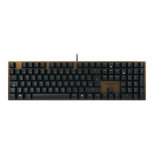 CHERRY KC 200 MX - Clavier - USB - QWERTZ - Allemand - commutateur : CHERRY MX2A Brown - noir, bronze
