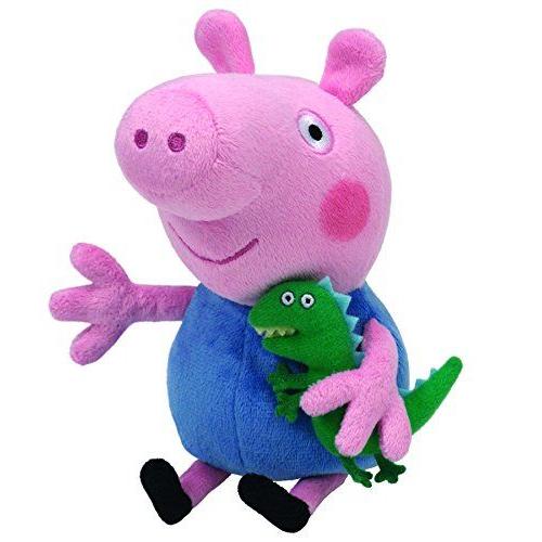 Ty - Beanies - Peppa Pig - George - Peluche Douce 20 Cm