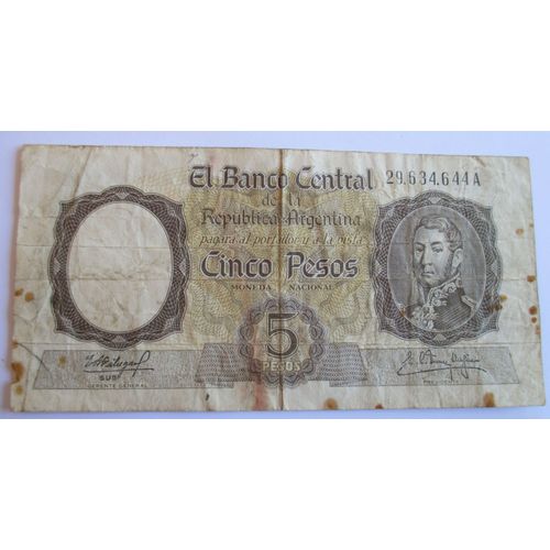 Billet 5 Pesos Argentino