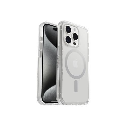 Otterbox Symmetry Series - Coque De Protection Pour Téléphone Portable - Pour Magsafe - Polycarbonate, Caoutchouc Synthétique - Clair - Pour Apple Iphone 15 Pro