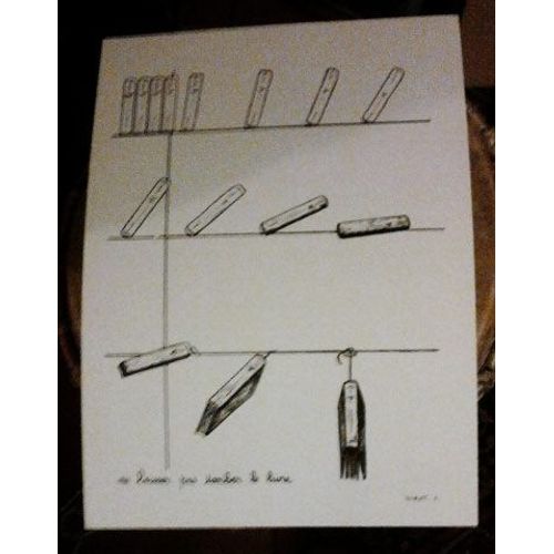 Dessin De J.Sirot "Ne Pas Laisser Tomber Les Livres" 