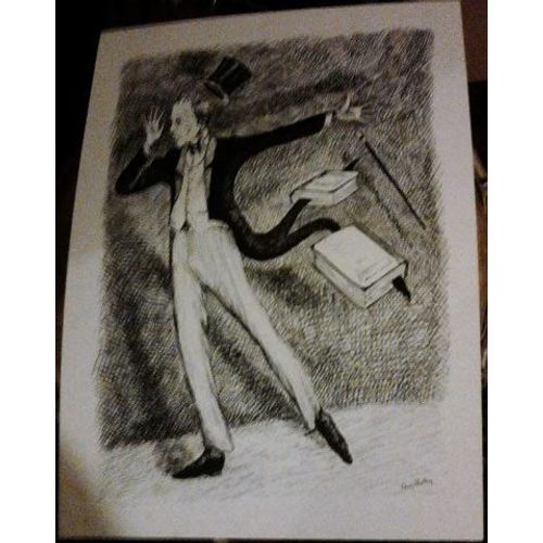 Dessin Guillotin "Livres"