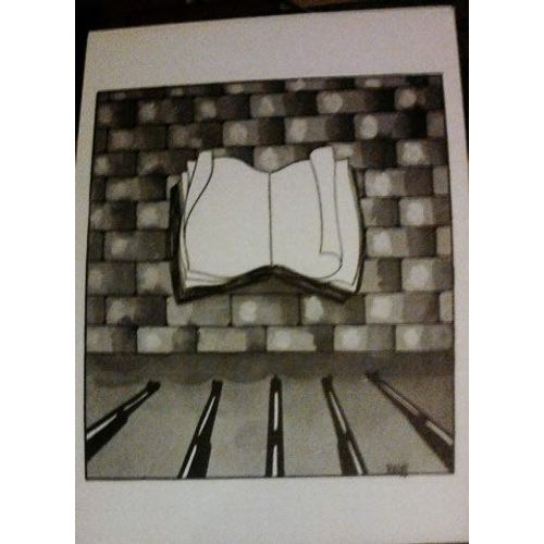 Dessin Bocai "Livre Menacé"