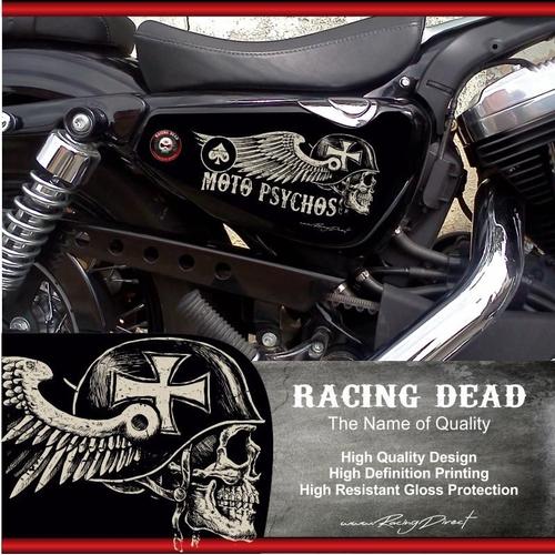 Stickers Harley Davidson Sportster Psychos Pour Forty-Eight Seventy-Two Iron 883 Superlow 1200 Custom