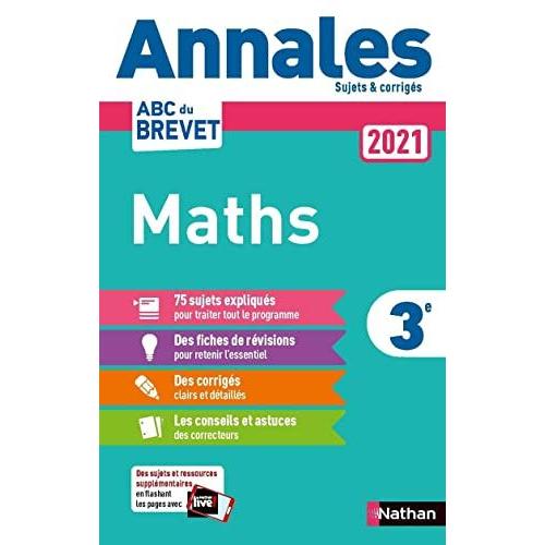 Maxi Annales Abc Brevet Toutes Les Matières Nathan 2020