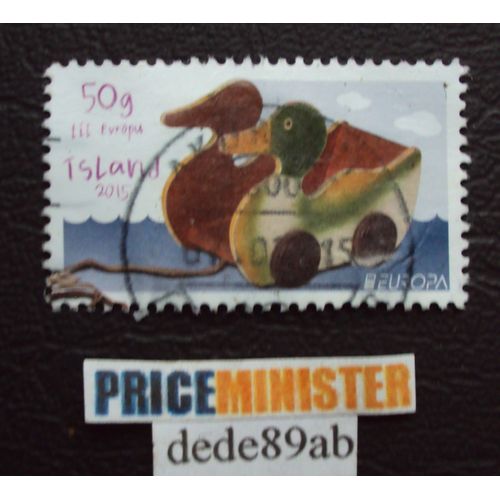Islande..  Island 50g Europa - Canard . Jouet - Oblitéré Used Stamp.