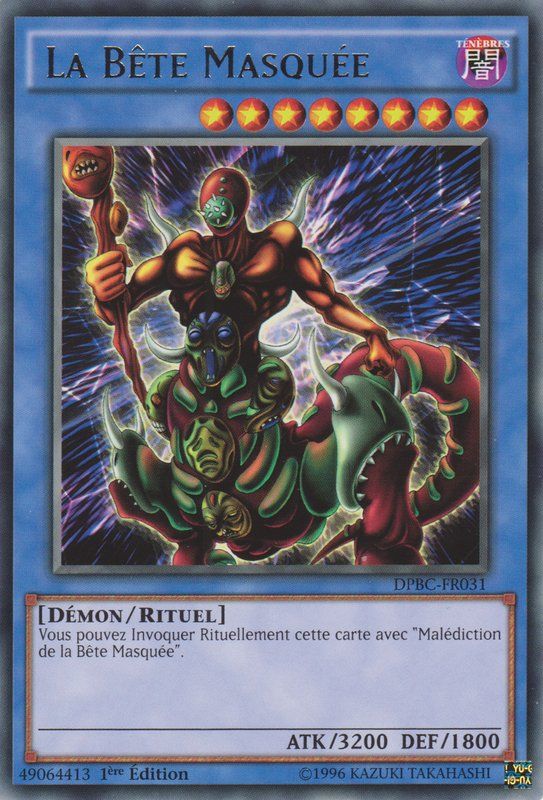 La Bête Masquée (R) [Dpbc] (Carte Yugioh Issue Du Pack Du Duelliste Bataille-Ville). Ydpbc-Fr031