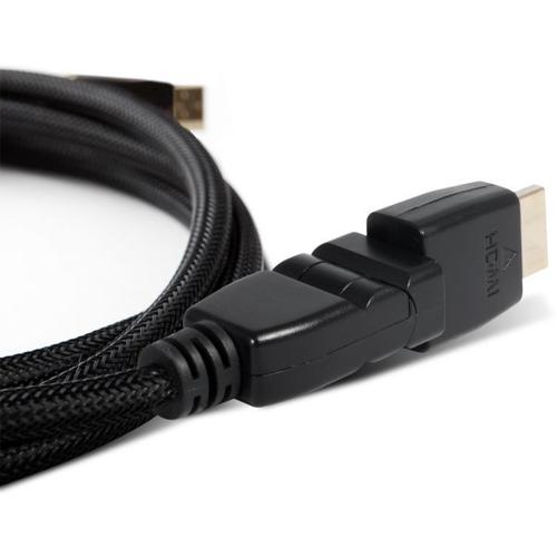 Câble HDMI 1.4 ADVANCE avec Ethernet Tête orientable à 360° - 5 mètres