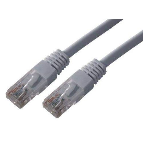 MCL Samar Cordon - Cordon de raccordement - RJ-45 (M) pour RJ-45 (M) - 1 m - UTP - CAT 6 - moulé, bloqué - gris