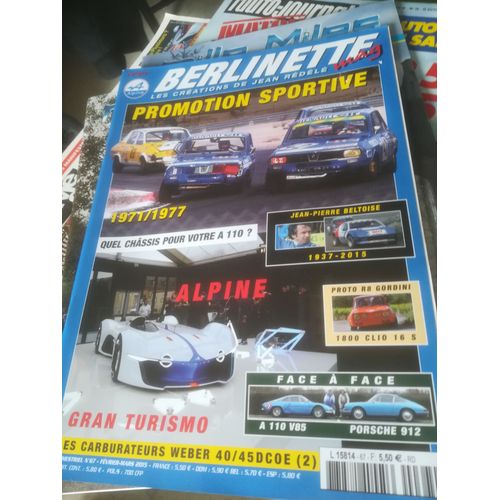 Berlinette Mag 67 De 2015 Beltoise,Alpine A110 V85,Porsche 912,Renault 8 Proto