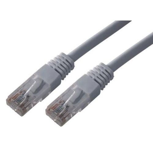 MCL Samar - Cordon de raccordement - RJ-45 (M) pour RJ-45 (M) - 3 m - UTP - CAT 6 - moulé, bloqué - gris
