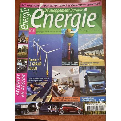 Energie & Développement Durable N°21