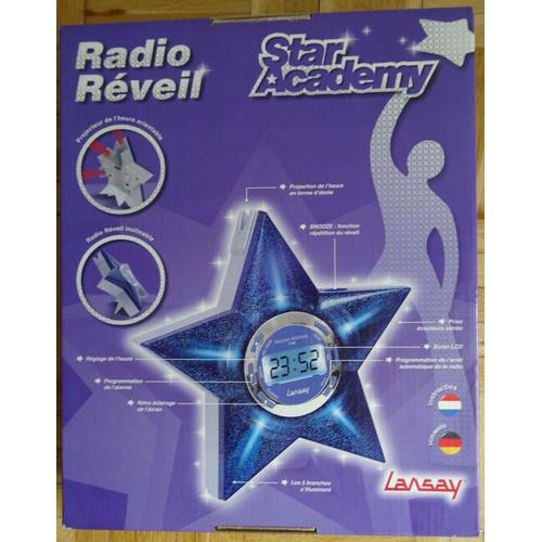 RADIO REVEIL Star Academy avec notice dans sa boîte d’origine