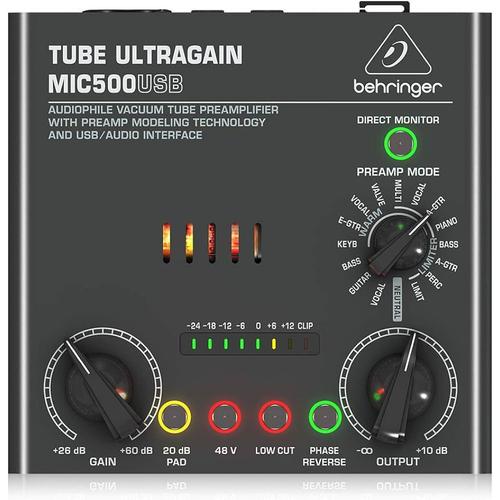 Behringer MIC500USB Tube Ultragain