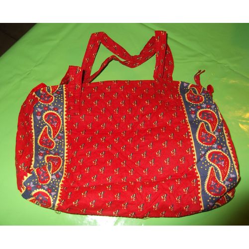 Sac À Ouvrage Multifonction Coton Matelassé