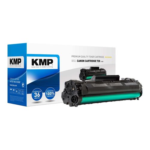 KMP C-T27 Toner schwarz kompatibel mit Canon 728