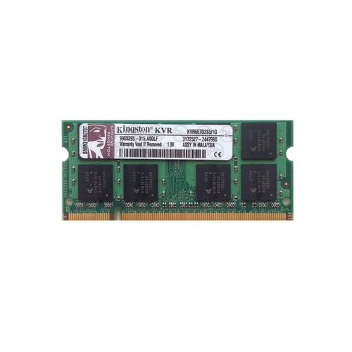 RAM PC Portable SODIMM Kingston KVR667D2S5/1G DDR2 667Mhz 1Go PC2-5300S CL5
