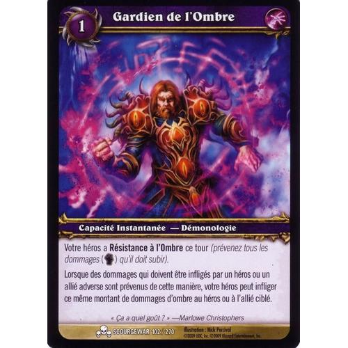 Gardien De L'ombre - Wow - La Guerre Du Fléau - C - 102/270