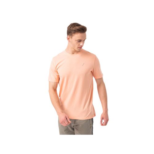 T Shirt Guess Patch Homme Rose