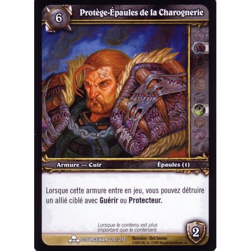 Protège- Épaules De La Charognerie - Wow - La Guerre Du Fléau - C - 224/270