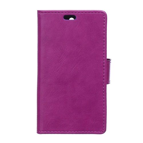Etui Type Portefeuille Violet Pour Asus Zenfone 2 5.0 Ze500kl Avec Rabat Latéra