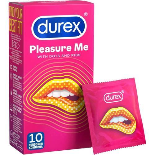 Préservatifs Durex Pleasure Me Nervurés X 10