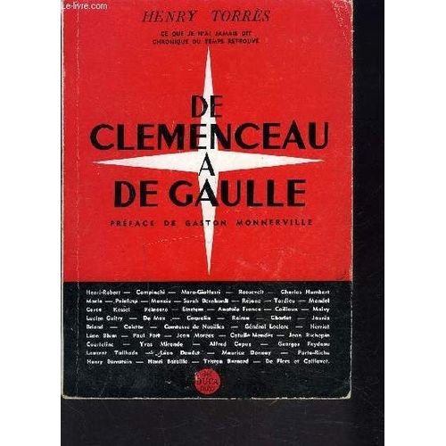 De Clemenceau A De Gaulle