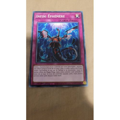 Carte Yugioh ! Infini Éphémère Sr14-Fr039 Commune