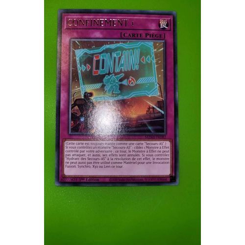 Carte Yugioh ! Confinement ! Mzmi-Fr082 Commune