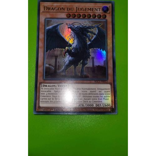 Carte Yugioh ! Dragon Du Jugement Blc1-Fr012 Ultra Rare ( Silver Title )