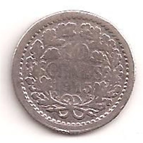 10 Cent Pays Bas. Whilemina Des Pay Bas 1915 En Argent