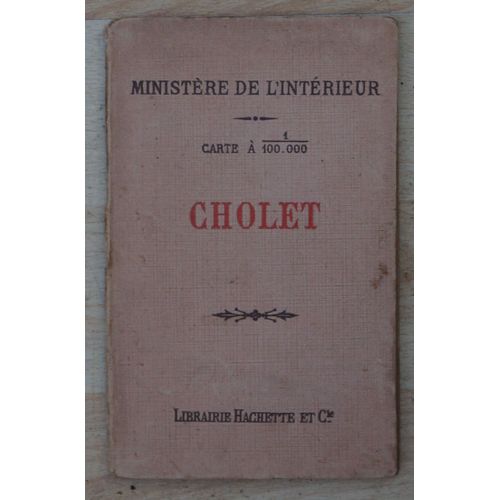 Carte Au 1/100000 Cholet