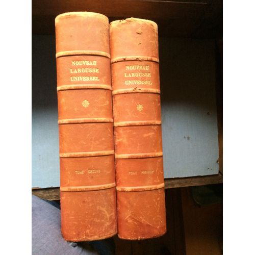 Nouveau Larousse Universel. Tomes Premier Et Second