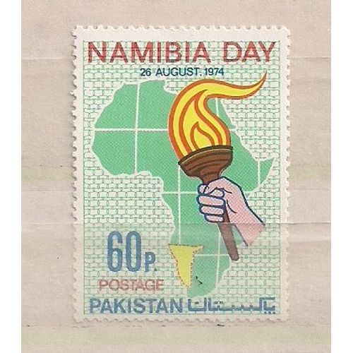 Pakistan - Timbre Neuf- Namibia Day