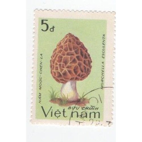 Timbre Vietnam Chamignons Oblitéré 5