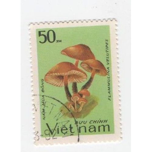 Timbre Vietnam Chamignons Oblitéré 50