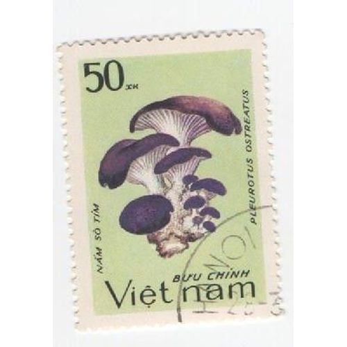 Timbre Vietnam Chamignons Oblitéré 50