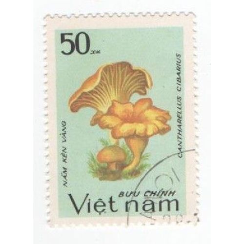 Timbre Vietnam Chamignons Oblitéré 50