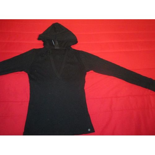 Sweat À Capuche Noir Bsk By Bershka Taille M