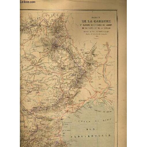 1 Carte - Bassin De La Garonne Et Bassins Secondaires De L'adour, D...