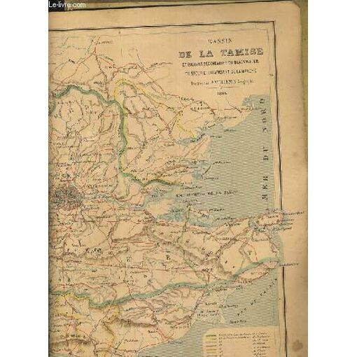 1 Carte - Bassin De La Tamise Et Bassins Secondaires Du Blackwater ...