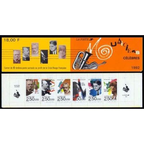 France, Bc2753 Bande Carnet, Célébrités & Personnages Célèbres (Musiciens), Neuve.