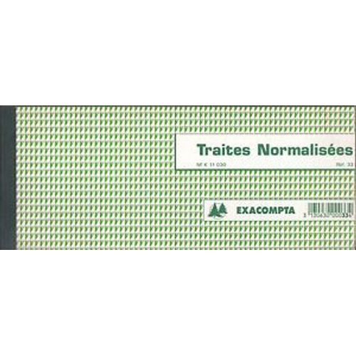 Exacompta - Bureautique - Carnet Exacompta À Souche 10,1x21cm Traites Normali...