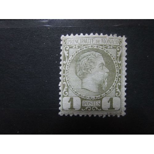 Monaco 1885 Prince Charles Iii Y&t N° 1