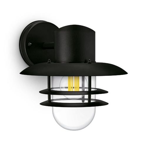 Applique Extérieure Inyma E27 Ip44 Ronde Noir Philips