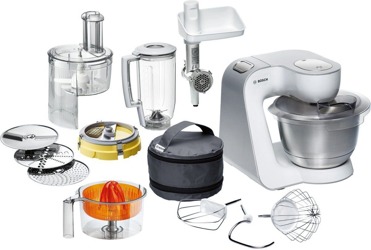 Bosch Styline MUM54251 - Robot multi-fonctions - 900 Watt - blanc/argent_image_1|Rakuten