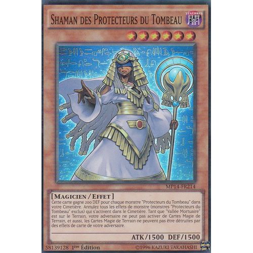 Carte Yu-Gi-Oh - Shaman Des Protcteurs Du Tombeau - Mp14-Fr214 - Super Rare -