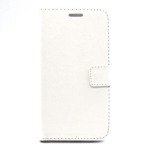 Etui Type Portefeuille Blanc Samsung Galaxy J5 Avec Rabat Latéral Articulé Fon
