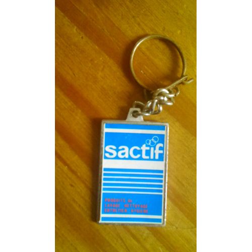 Porte Clé / Clef / Clés / Clefs Publicitaire Ancien Sactif