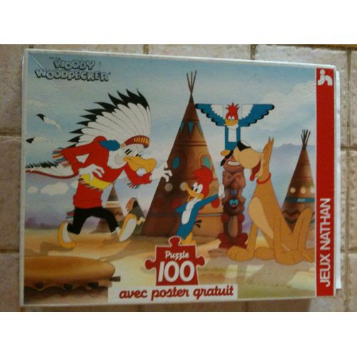 Puzzle Woody Woodpecker 100 Pièces Nathan